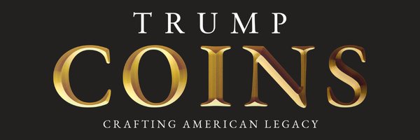 Real Trump Coins promotional branding